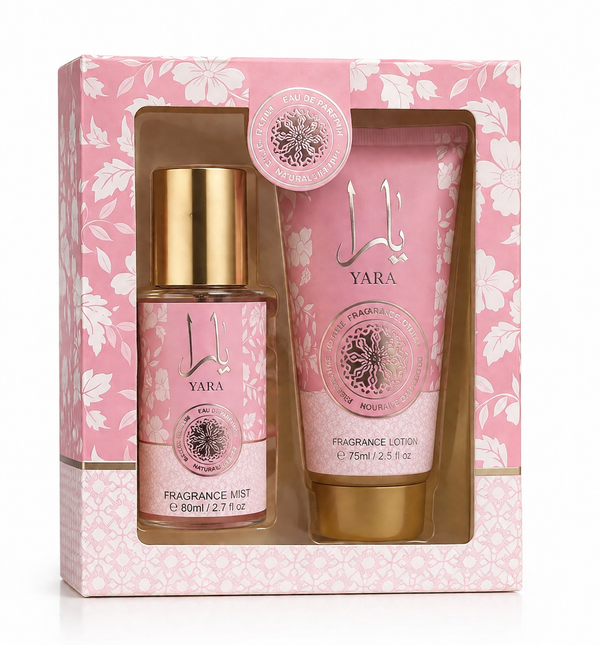 Coffret Yara - Brume parfumée 80ml + lotion parfumée 75ml